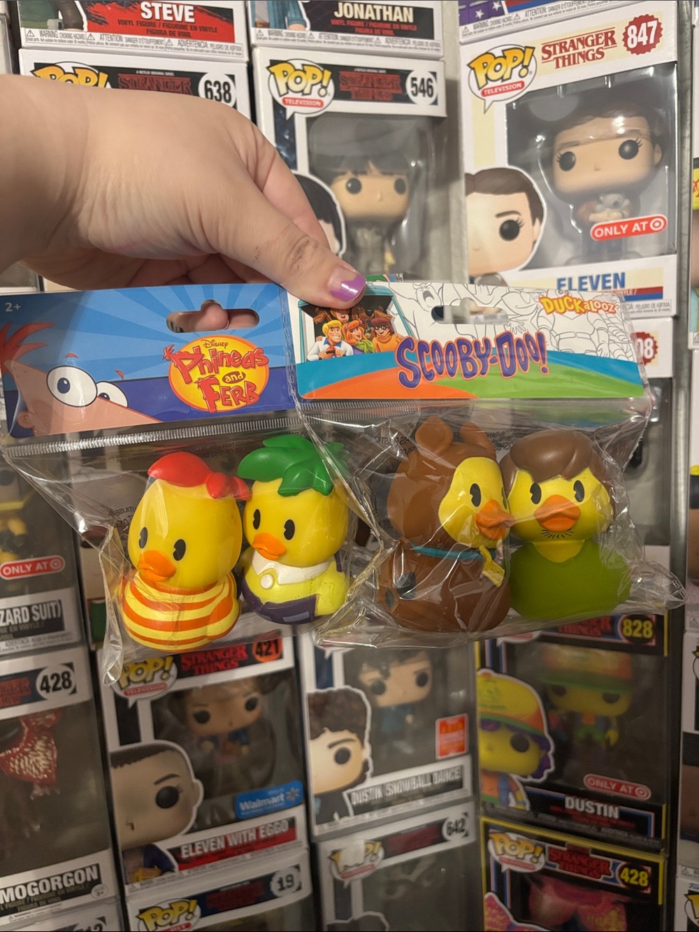 Scooby-Doo and Phineas & Ferb Character Duck Toy Packs- pick one